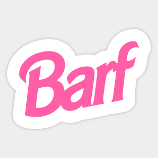 Barf T-Shirt Sticker